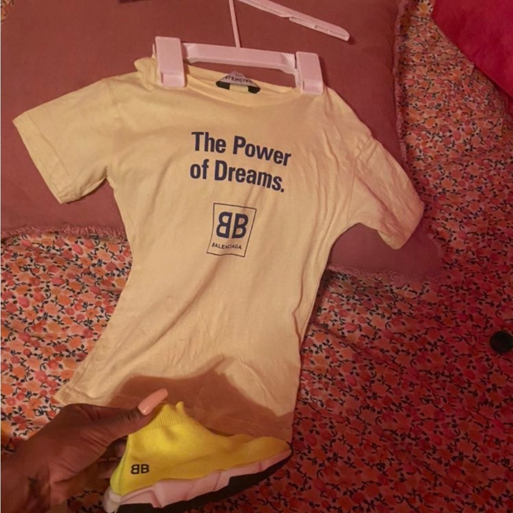 Kids Balenciaga shirt and sneaker combo